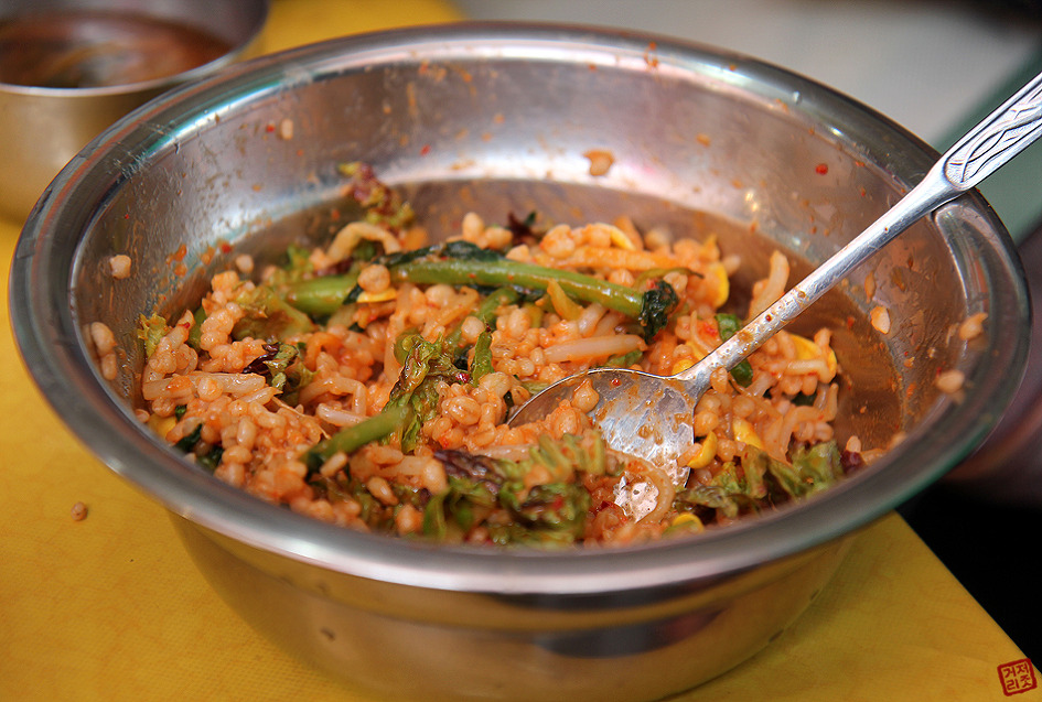 대전 중앙시장에서 정과 함께 먹어요~ "보리비빔밥" 대전맛집 대전중동맛집 대전중앙시장