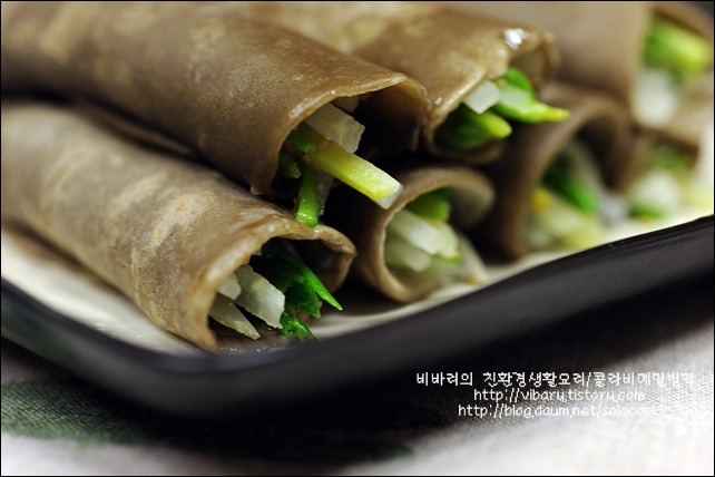 제주도의 특별음식 콜라비메밀빙떡과 옥돔구이