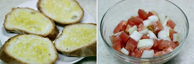 초간단 쉽고 초대박 맛있는 토마토부르스케타!!