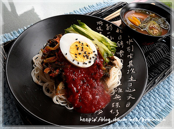 간단한 점심 메뉴로 딱인~ 열무 비빔 국수 ~~