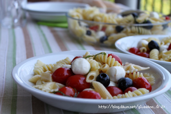 여름의 별미 깔끔하고~가벼운 샐러드 파스타(Insalata di pasta)