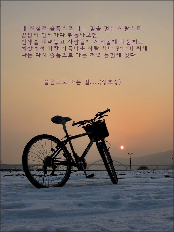 슬픔으로 가는 길......(정호승)