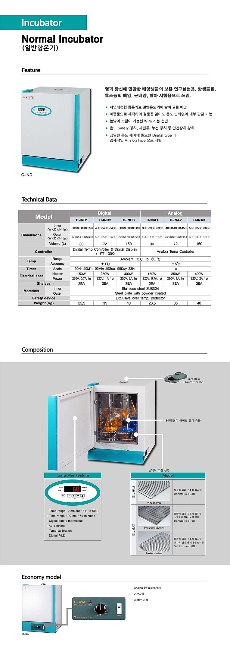 Incubator,일반항온기