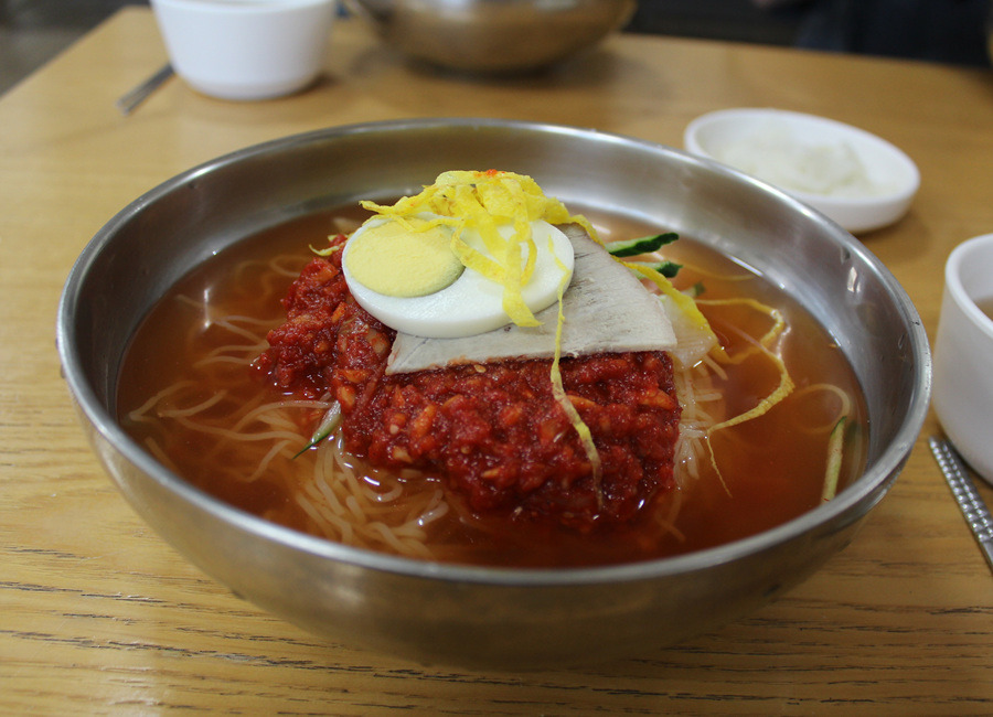 기장밀면 이미지