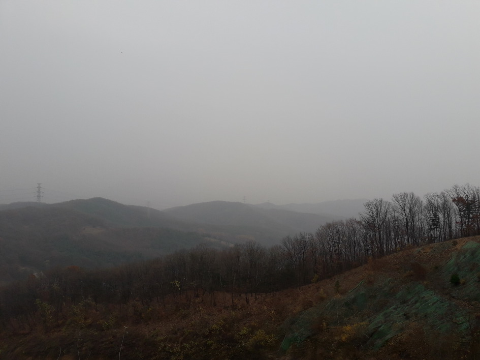 낙엽쌓인 화성 무봉산,함봉산(2018년11월11일)