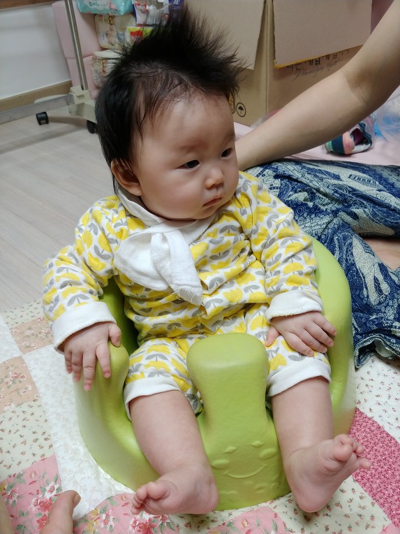 [망고맘 육아일기 생후 108일] 꿈꾸는새싹어린이집 가방, 까꿍놀이 홀릭
