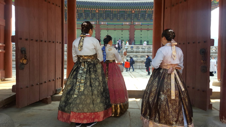 경복궁에서