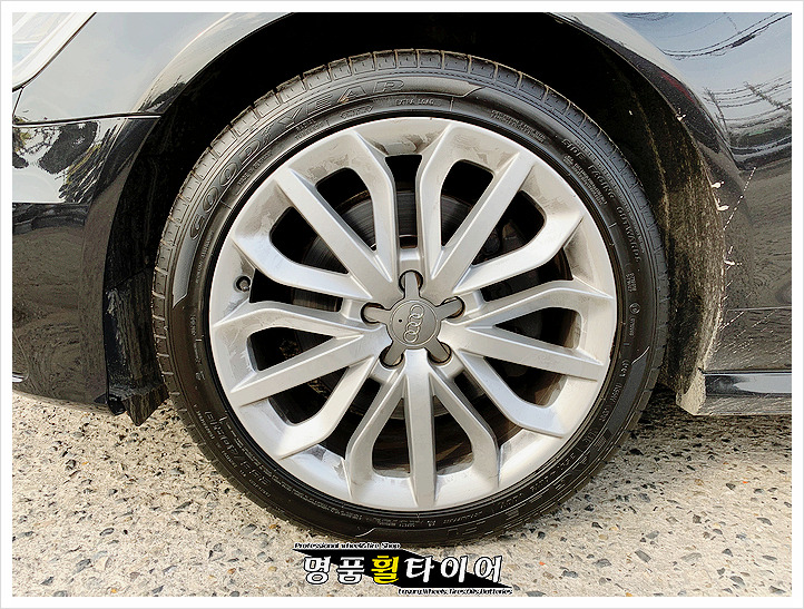 아우디 A6 3.0TDI - 굳이어 이글 F1 어시메트릭 255/40R19 임판 교체 후기 전주 광주 대전 타이어