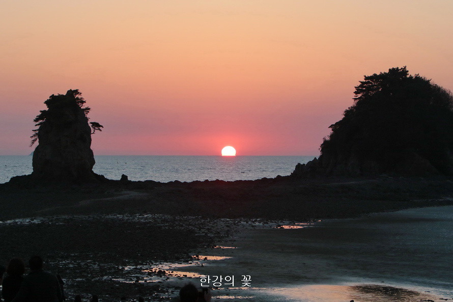 꽃지 일몰