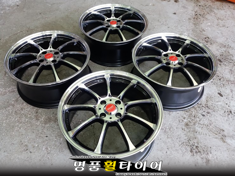 신품휠  몬자 에코텍 실버폴리쉬 17인치 사제휠 엑센트휠교체 올뉴프라이드휠교체 전주타이어 명품휠타이어