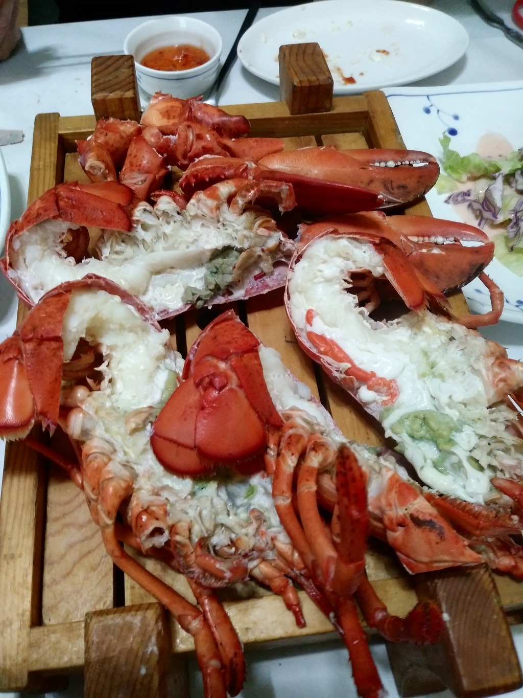 목포 그린수산 랍스터 맛있게 먹었지요
