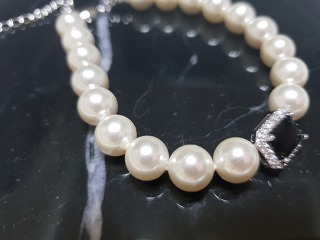 진주포인트 팔찌 -15000원